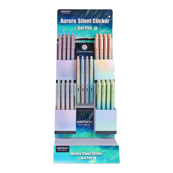 Gel pisalo Writech Ombre Pastel, celotno stojalo, 72 kosov