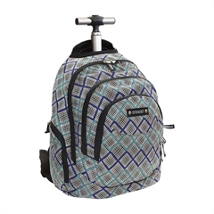 Šolski nahrbtnik na kolesih Street Trolley Round Canvas Twist