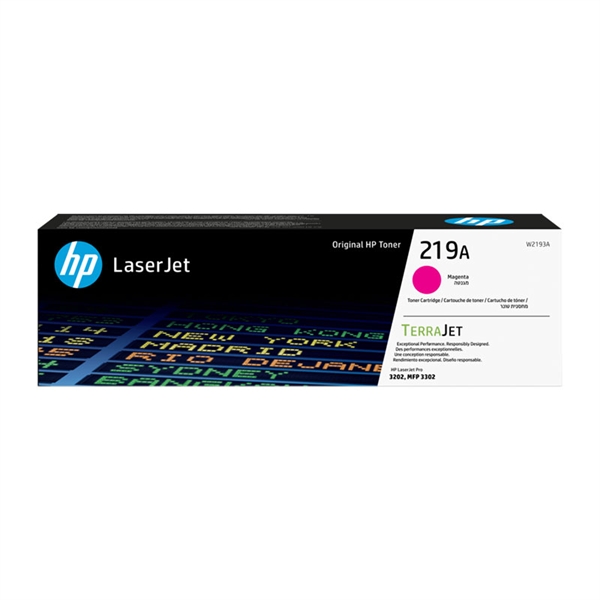 Poškodovana embalaža: toner HP W2193A 219A (škrlatna), original