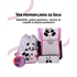 Prvošolski set ABC123 Ergo Flexi Panda (4-delni)