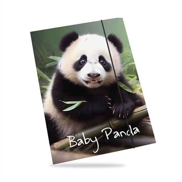 Mapa z elastiko A4 Rucksack Only, panda