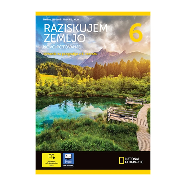RAZISKUJEM ZEMLJO 6. NOVO POTOVANJE, učbenik za geografijo (2026)