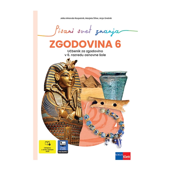 PISANI SVET ZNANJA: ZGODOVINA 6, učbenik za zgodovino