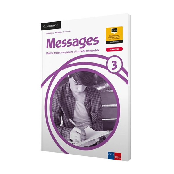 MESSAGES 3, delovni zvezek za angleščino