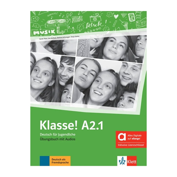 KLASSE! A2.1, delovni zvezek za nemščino z allango dostopom