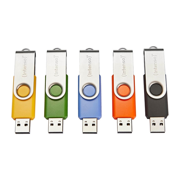 USB ključ Intenso Basic Line USB 2.0, 64 GB, barvni, 5 kosov