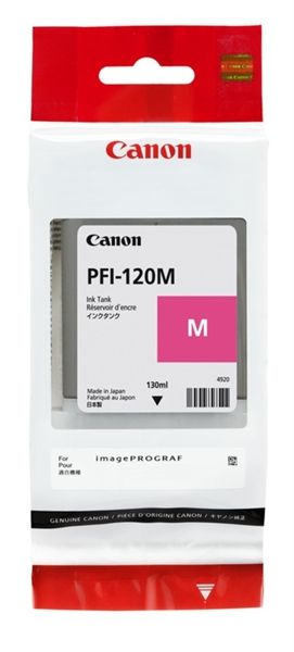 Poškodovana embalaža: kartuša Canon PFI-120M (škrlatna), original