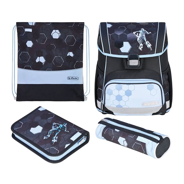 Prvošolski set Herlitz Loop Plus Cyber Soccer (4-delni)
