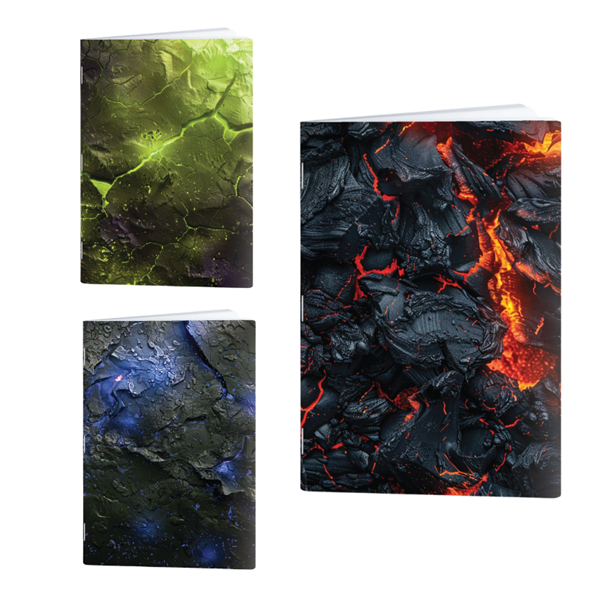 Zvezek A4 Rucksack Only, Lava2, brezčrtni, 52 listov, sortirano