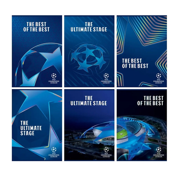 Zvezek A4 Street, UCL, brezčrtni, 54 listov, sortirano