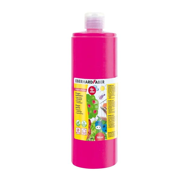 Prstna barva Eberhard Faber, svetlo škrlatna, 740 ml