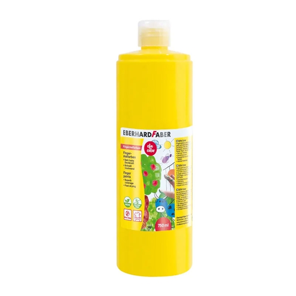 Prstna barva Eberhard Faber, rumena, 740 ml