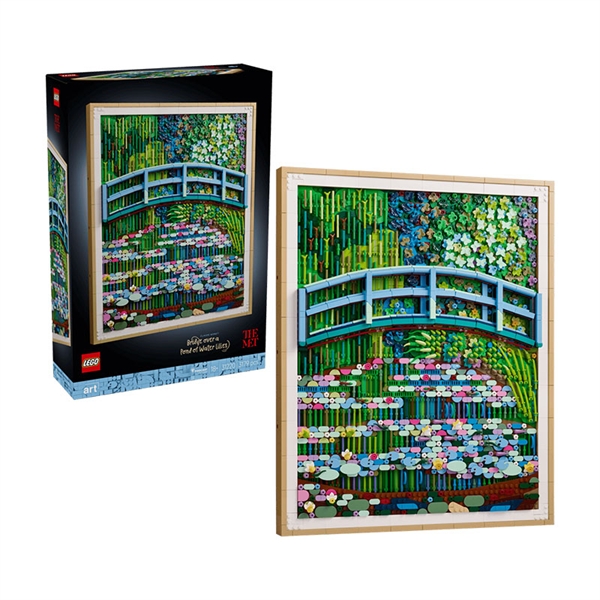 LEGO Art: Claude Monet – Vodne lilije in japonski most