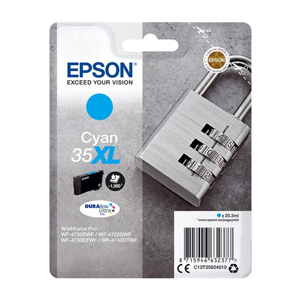 Kartuša Epson 35XL (C13T35924010) (modra), original