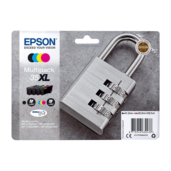 Komplet Kartuš Epson 35XL (C13T35864010) (BK/C/M/Y), original