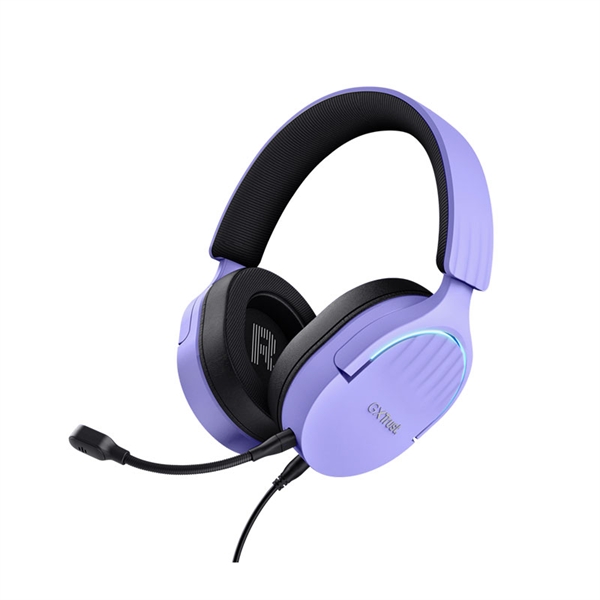 Naglavne slušalke Trust GXT 490P Fayzo 7.1, gaming, žične, vijolične