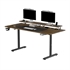 Električna dvižna miza UltraDesk Highlander XXL, rjava