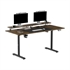 Električna dvižna miza UltraDesk Highlander XXL, rjava