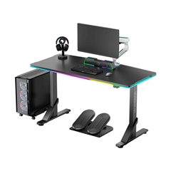 Gaming miza Ultradesk IRON, črna