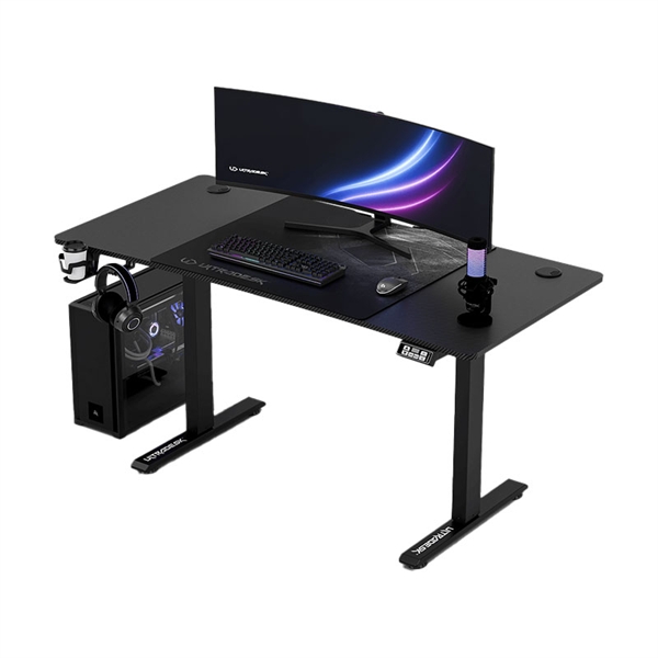 Gaming dvižna miza UltraDesk Level V2 Black