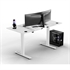 Gaming dvižna miza UltraDesk Level V2 White