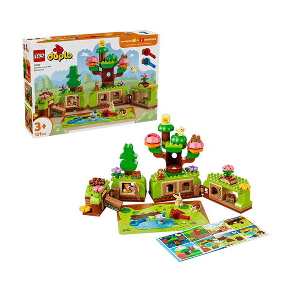 LEGO DUPLO: Odkrivanje gozda z divjimi živalmi