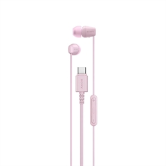 Ušesne slušalke Sony IER-EX15C, USB-C, žične, roza