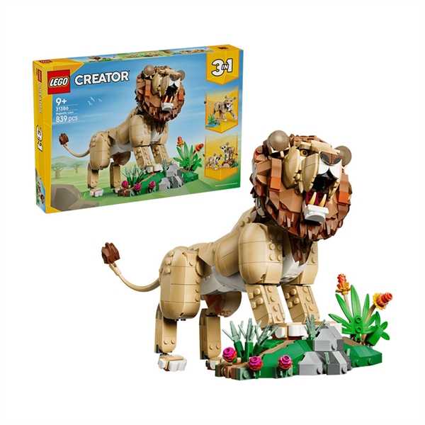 LEGO Creator 3in1: Divje živali: veličastni lev