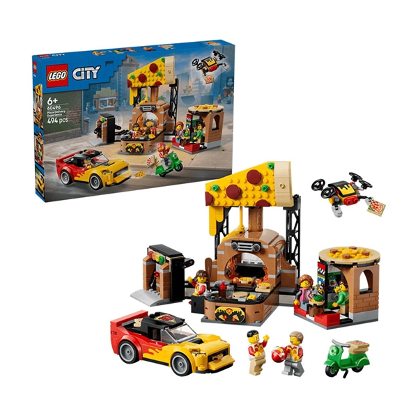 LEGO City: Vse za dostavo pice z vozili