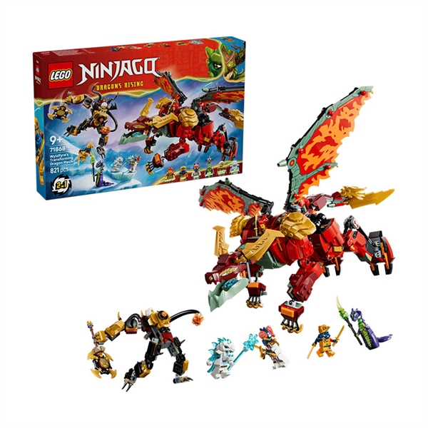 LEGO Ninjago: Wyldfyrejev preoblikovalni zmajski robotski oklep
