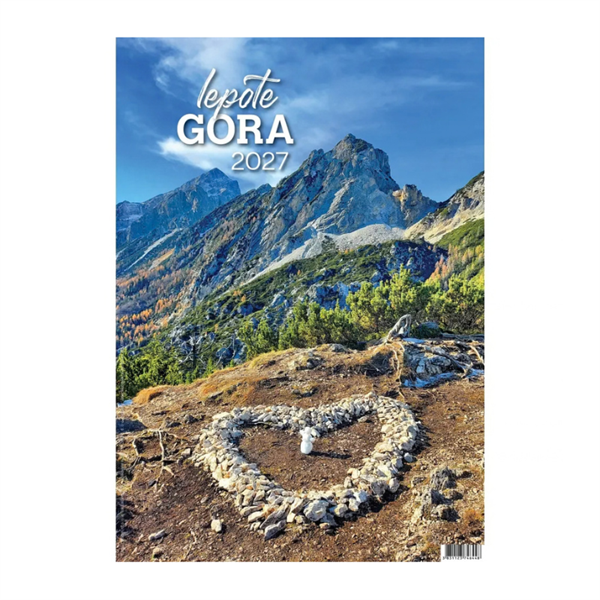Stenski koledar 2027, Lepote gora
