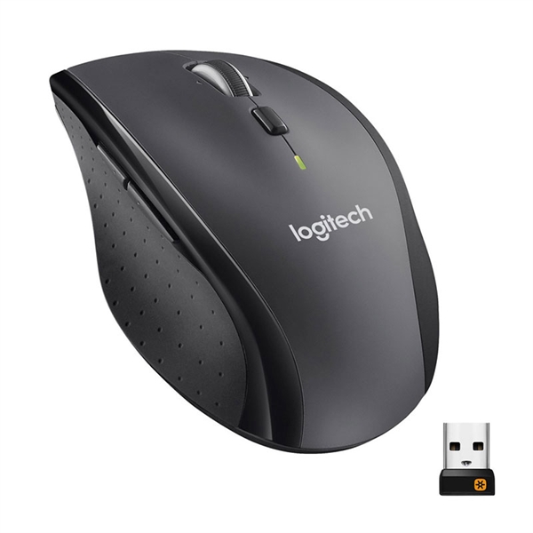 Miška Logitech Marathon M705 (910-006034), brezžična, črna