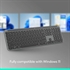 Tipkovnica Logitech Signature Slim K950, SLO gravura, brezžična, grafitna