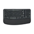 Tipkovnica Logitech Wave Keys, SLO gravura, brezžična, grafitna