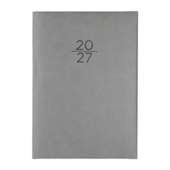 Dnevnik B5 2027, z datumi, siv